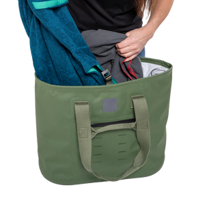 Red Waterproof Tote Bag 33L