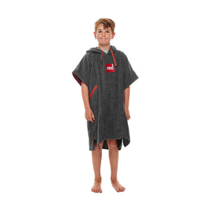 Red Kids Towelling Change Robe — catalogue image