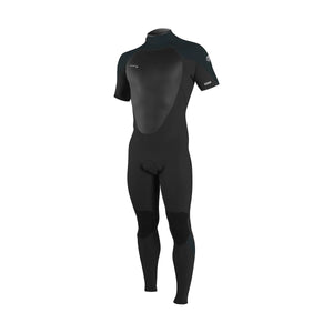 O'Neill Men's Epic 3/2mm short-sleeve wetsuit, full front view on a white background