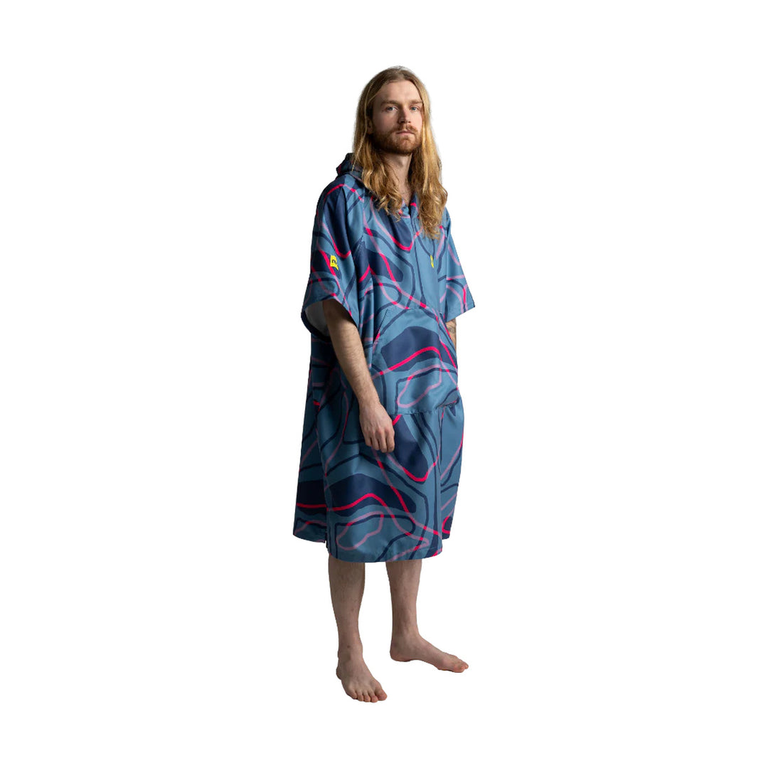 Red Microfibre Changing Robe — catalogue image